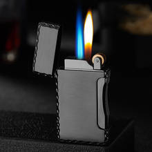 Metal Butane Gas Lighters Double Flame Mini Jet Cigar Flint Torch Lighter Smoking Accessories  Ignition Tool Gadgets For Men 2024 - buy cheap