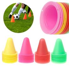 New 10 Pcs Skate Marker Cones Roller Football Soccer Training Equipment Marking Cup 2020 2024 - buy cheap