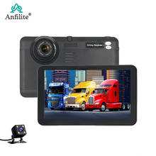 Anfilite H55 7 inch Capacitive screen Android car GPS Navigator Quad Core 768M 16GB car DVR dash cam dual cameras 1080P recorde 2024 - buy cheap