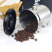 Moisture-Proof Stainless Steel Sealed Tank Storage Coffee Beans Tea  Coffee Bean Milk Powder Jar Tea Pot Kitchen Grains Box 2024 - buy cheap