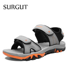 SURGUT-Sandalias de estilo informal para hombre, chanclas de verano, zapatos de playa, sandalias baratas, 2021 2024 - compra barato