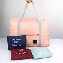 Creative New Foldable WaterProof Travel Bag Unisex Luggage Travel Large Capacity Bag Women Folding Handbags luggage bag 2024 - купить недорого