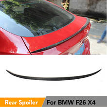 Задний спойлер из углеродного волокна багажник загрузки губы крыло для BMW X4 F26 2014 - 2017 спойлер заднего багажника, крыла 2024 - купить недорого