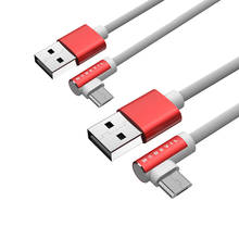 Madevil Быстрая зарядка Micro USB кабель синхронизации данных USB зарядное устройство для samsung Galaxy huawei Xiaomi 90 градусов кабель для передачи данных 2024 - купить недорого