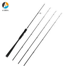 AI-SHOUYU New Lure Rod Three Top Tips 1.8m/ 2.1m/2.4m /2.7m Carbon Spinning/Casting Travel Rod M/ML/MH Power Fishing Lure Rod 2024 - buy cheap