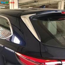 For Mazda CX9 CX-9 2016-2021 CX8 CX-8 2017 2018 2019 ABS Chrome Rear Window Spoiler Wing Cover Trim Car Styling Accessories 2pcs 2024 - buy cheap