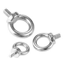 1PC M6 M8 M10 Boats Marine Grade 316 Stainless Steel Eyebolt Lifting Eye Bolts Ring Screw Loop Hole Bolt For Cable Rope Lifting 2024 - buy cheap
