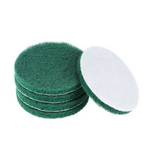 uxcell 5 Inch Drill Power Brush Tile Scrubber Scouring Pads Cleaning Tool 240 grit 5pcs 2024 - купить недорого