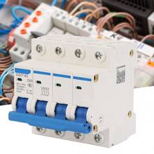 Leakage Current Circuit Breaker Protection DZ47-63 4P Residual Current Circuit Breaker 400V/63A 2024 - купить недорого