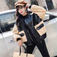 2020 Spring Autumn New Korean fashion Western Style Loose Thick motorcycle Jacket Women Long Sleeve Short Coat g174 2024 - buy cheap