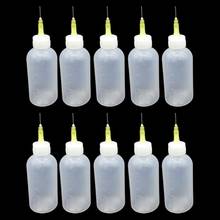 10Pcs Epoxy Resin Mold Coloring Bottles With Syringe Needle Resin Colorant Tools B36D 2024 - buy cheap