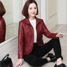 Fashion High Quality Genuine Leather Jackets Women Spring Autumn Real Sheepskin Coat Short Female Jacket Mujer Chaqueta Zjt1503 2024 - buy cheap