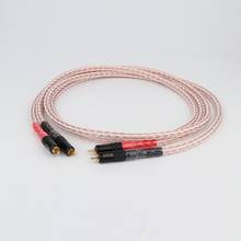 HiFi 8TC 7N OCC Pure Copper RCA Cable Hi-end CD Amplifier Interconnect 2RCA to 2RCA Male Audio Cable 2024 - buy cheap