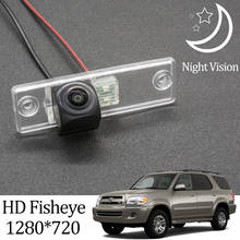 Owtosin HD 1280*720 Fisheye Rear View Camera For Toyota Sequoia 2000 2001 2002 2003 2004 2005 2006 2007 Car Parking Accessories 2024 - buy cheap