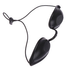 Мягкие солнцезащитные очки для загара, 1 шт., пляжные Регулируемые очки для загара с защитой от УФ-лучей, черные солнцезащитные очки с УФ-защитой 2024 - купить недорого