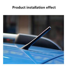 8cm mini universal de fibra carbono fm antena curto antenas para ford focus 2 3 antena de fibra de carbono 2024 - compre barato
