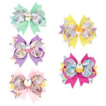 1pc Children's Hairpin Solid Color Grosvenor Bow Girls Hair Aaccessories Rabbit Accessories Animal Headwear Hot Style 2024 - buy cheap
