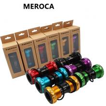 MEROCA MTB Mountain Bike Bottom Bracket Integrated Hollow BB Bicycle Screw-in Center Axle Colorful 2024 - buy cheap