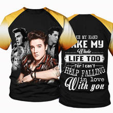 The King Elvis Presley 3D Printed Tee T shirt Men/women Rock Streetwear Tshirt Man Modis Clothes poleras hombre Hiphop Tops SS-1 2024 - buy cheap