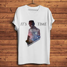 Camiseta con silueta de Joe Miller para hombre, camisa informal de color blanco, hipster, unisex 2024 - compra barato