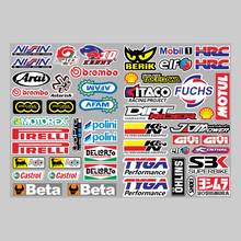 2PCS A Lot of PVC Waterproof Motorcycle Stickers & Decals for Car Scooter Moped Accessories and Decoration Products YAMAHA HONDA 2024 - buy cheap