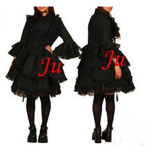 Fondcosplay tripp moda hiphop gothic lolita punk moda vestido de algodão preto roupa cosplay traje sob medida [ck256] 2024 - compre barato
