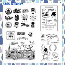 Graduation Blessing Clear Stamps NEW 2021 For DIY Scrapbooking/Card Making/Album Decorative Silicone Stamp Crafts 2024 - buy cheap