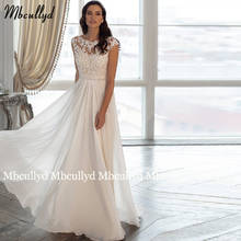 New 2023 Lace Wedding Dresses Floor Length A Line Back Open Beaded Belt Women Bride Dress Bridal Gown Plus Size robe 2024 - buy cheap