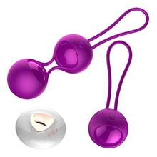 Vaginal Tighten Balls Remote Control  Vibrators Kegel Exercise Balls Vaginal Trainer Vibrating Egg Adult Sex Toys for Women 2024 - buy cheap