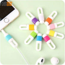 Earphone Cable Protector Organizer Headphone Cord Protective Sleeves Cable Winder Cover For iPhne Samsung Mobile Phone 100pcs 2024 - buy cheap