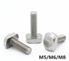 M5/M6/M8 GB37 T-Shapep T-Style T-Head болты винт из нержавеющей стали 2024 - купить недорого