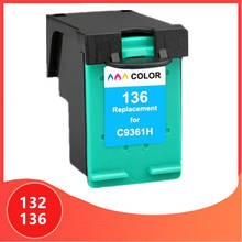 Color for hp 132 136 Ink Cartridge For HP132 for hp136 Photosmart 2573 C3183 1513 Officejet 6213 5443 D4163 pcs1513 Printer 2024 - buy cheap