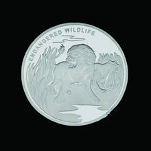 Lion Designed Silver Coins Wild Commemorative Coins Protect Wildlife Animals 2024 - buy cheap