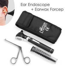 Ear Pick Endoscope Earwax Remover Hartman Micro Alligator Crocodile Nose Operational Forcep Otoscope Cleaner Clip Tweezer Set 2024 - buy cheap