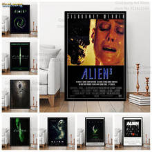 Póster de película de terror Alien, pintura en lienzo, imágenes artísticas de pared, carteles e impresiones para decoración del hogar 2024 - compra barato