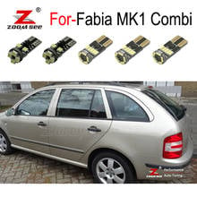 17pc LED trunk lamp + LED door bulb + LED Interior dome map Lights for Skoda for Fabia 1 MK1 MKI Combi Wagon Estate (1999-2007) 2024 - buy cheap