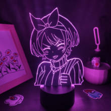 Sarashina ruka, figura de anime, luzes led de lava 3d, rgb, decoração de mesa, candeeiro de mesa