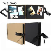 WEIGAO 40Pages Photo Albums Scrapbook Photoalbum Scrapbooking Picture Album DIY Craft Paper Photoalbums Memory Photograph Albums 2024 - buy cheap