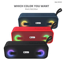 LED coloful bluetooth speakers portable Loudspeaker Wireless Mini 3D Stereo subwoofer desktop music party box sound system radio 2024 - buy cheap