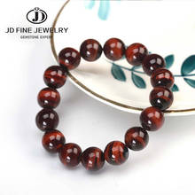 JD Classic 4-18MM Natural Stone Prayer Beads Tiger Eye Bracelet Handmade Red Brown Natural Stone Braclet For Men Yoga Jewelry 2024 - buy cheap
