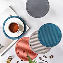 Table Place Mat Heat Resistant Mat Cup Coaster Non-Slip Pot Holder Table Placemat Kitchen Tool Four Shapes Non-Slip Table Pads 2024 - buy cheap