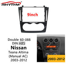 Car Fascia For Nissan Teana Altima 2008 09 2012 Manual AC Stereo 1/ 2din Radio Panel Dash Installation Double Din Car DVD Frame 2024 - buy cheap