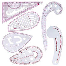 Sewing Ruler Set French Curve Ruler Multifunction Tailor Ruler Dressmaker's Meassuring Ruler reglas de costura 2024 - buy cheap