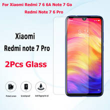 For Xiaomi Redmi 6 6A 7 7A Go Protective tempered Glass For Xiaomi Redmi Note 7 Pro 6 Pro 7 6 9H Phone Glass Film 2024 - buy cheap
