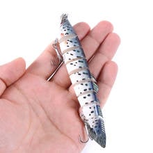 14cm 21.4g Sinking Wobblers 9 Segments Fishing Lures Multi Jointed Swimbait Hard Bait Fishing Tackle For Bass Isca Crankbait 2024 - buy cheap