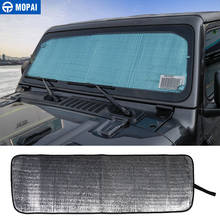 MOPAI Car Front Anti UV Rays Window Sun Visor Windshield Sunshade Cover for Jeep Wrangler JL 2018 Up Car Accessories Styling 2024 - buy cheap