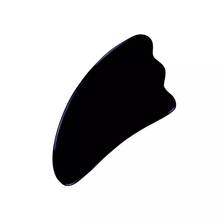 MOKAGY Natural Black Obsidian Board Face Skin Care Guasha 1pc 2024 - buy cheap