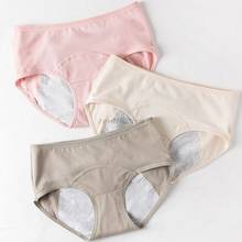 Soft Cotton Physiological Pants Leak Proof Menstrual Panties Mid Waist Period Lingerie Women Ladies Underwear 2024 - buy cheap