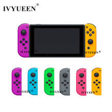 Ivyueen revestimento para controle de videogame, conjunto de 1 par de peças de reposição para nintendo switch joycons joy-con 2024 - compre barato