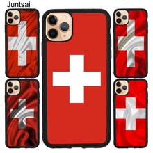 Switzerland Swiss Flag Case For iPhone 11 Pro Max For iPhone 13 12 Pro Max mini SE 2020 X XR XS 7 8 Plus Cover 2024 - buy cheap